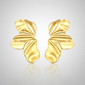 18K Gold PVD Dani Earrings - Stainless Steel Waterproof - Vivienne Gold - $59