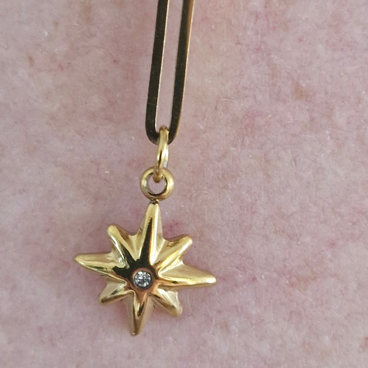 Star pendant for Serayah necklace with cubic zirconia stone
