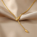 The Gemma - snake chain movable necklace