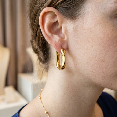 Kimberley Mae - Hollow Square Earrings