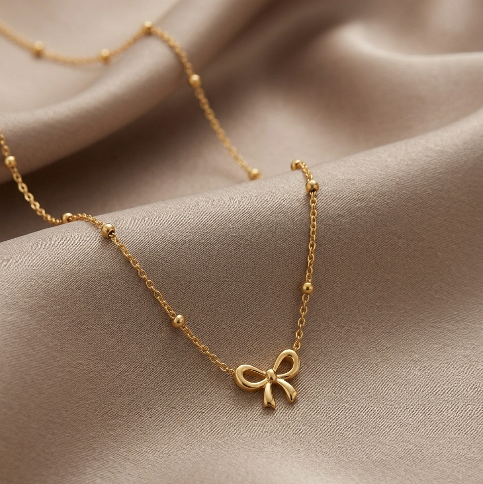 The Angela Bow Necklace