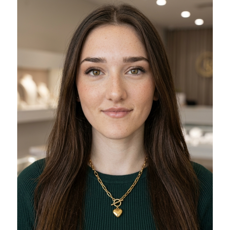 The Audrey Heart Toggle Necklace